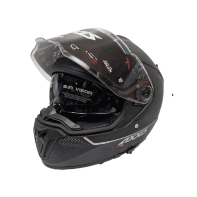 کلاه کاسکت فک ثابت AXXIS مدل HAWK SV مشکی مات