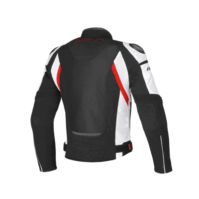 کاپشن موتورسواری مدل Dainese super speed مشکی سفید کد J011